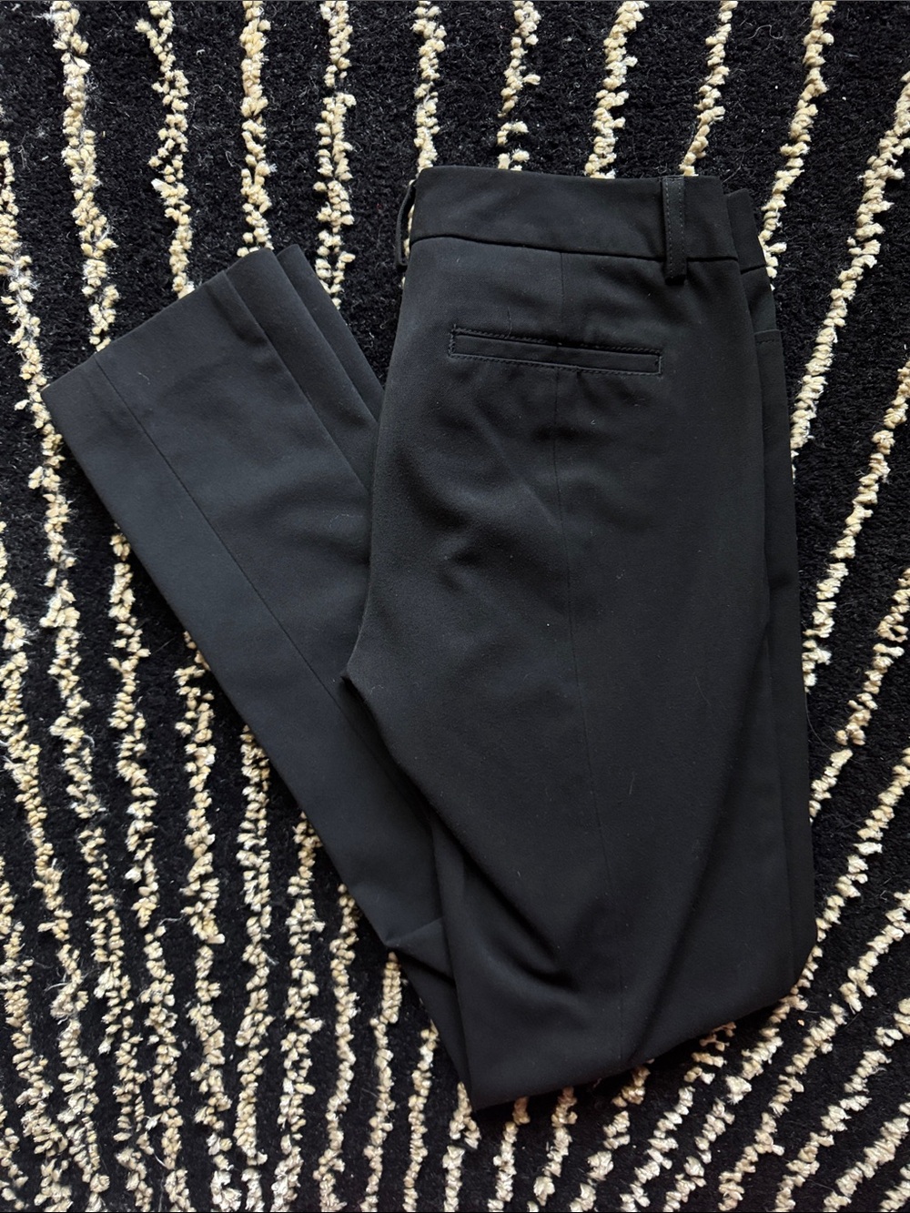 Express Columnist Black Dress Pants — Tailored Fit